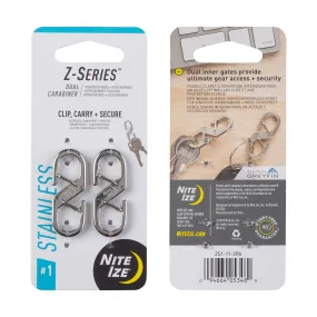 Z-Series™ #1 Dual Carabiner - Stainless Steel